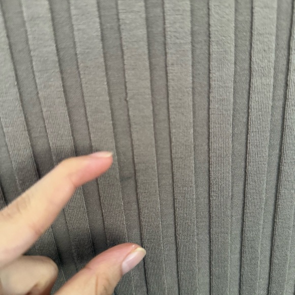 Nation‎ LTD Small Akiko High Split Slit Tunic Top Sahara Light Brown Rib Fall - Picture 3 of 11